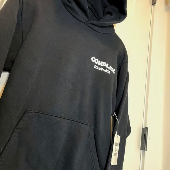 •NWT• Complex x NIGO 20 year Cat Sweatshirt Hoodie in Black• XS - Picture 4 of 11